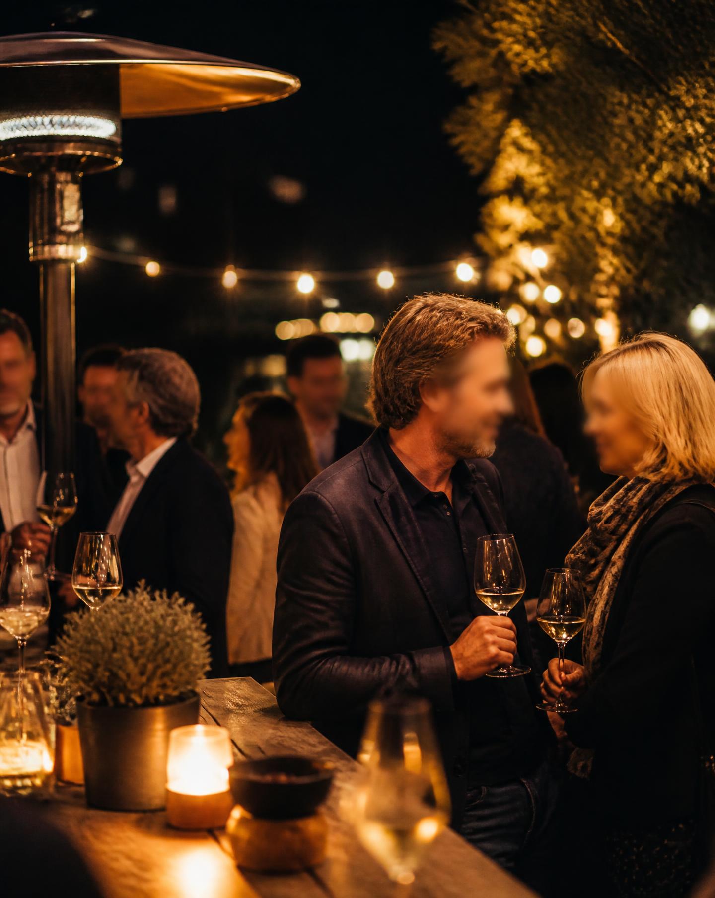 Soirée sociale NOT 40 sur une terrasse valaisanne